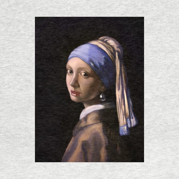 Girl with a pearl earring by Artofokan